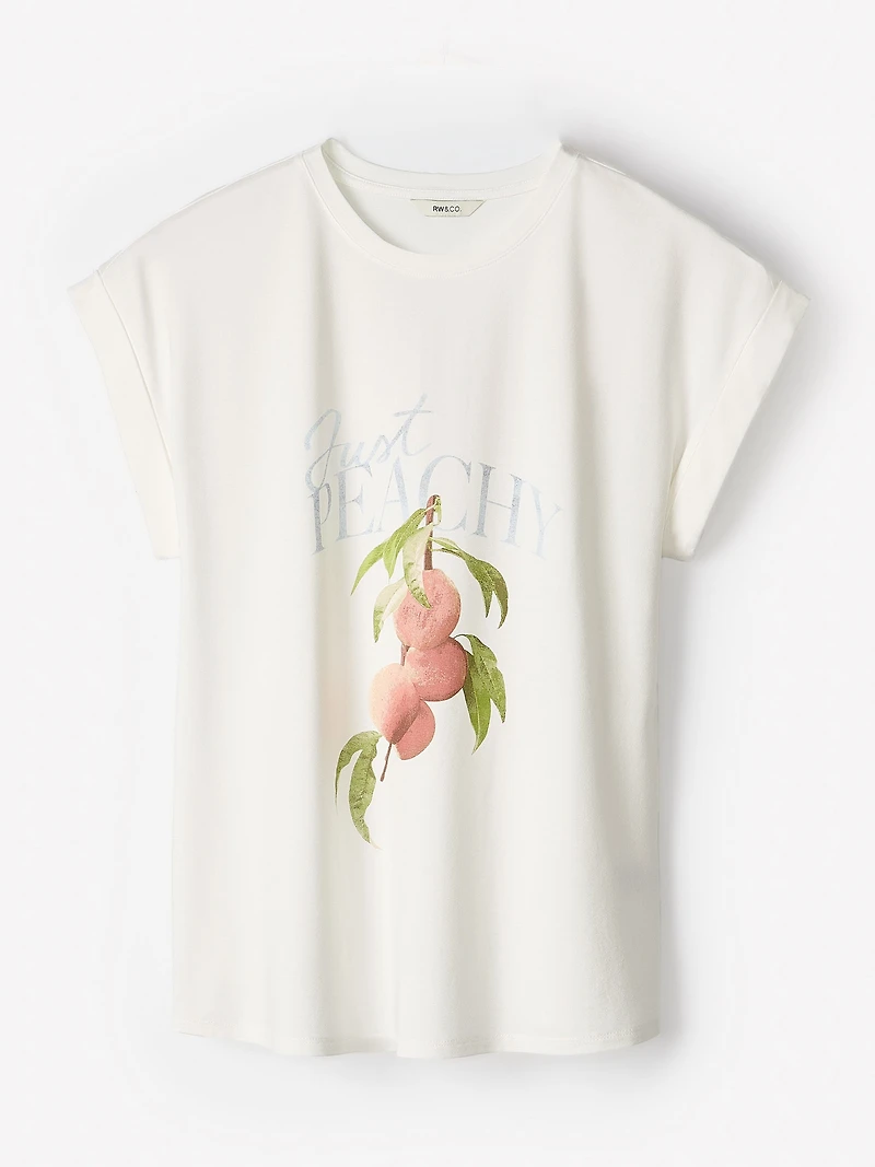 Extended-Sleeve Crew-Neck Tee