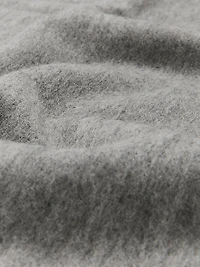 Foulard Uni en Laine avec Franges