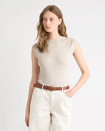 Extended-Sleeve Crew-Neck Tee