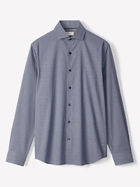 Chemise Habillée à Coupe Régulière Micro Imprimé Géométrique