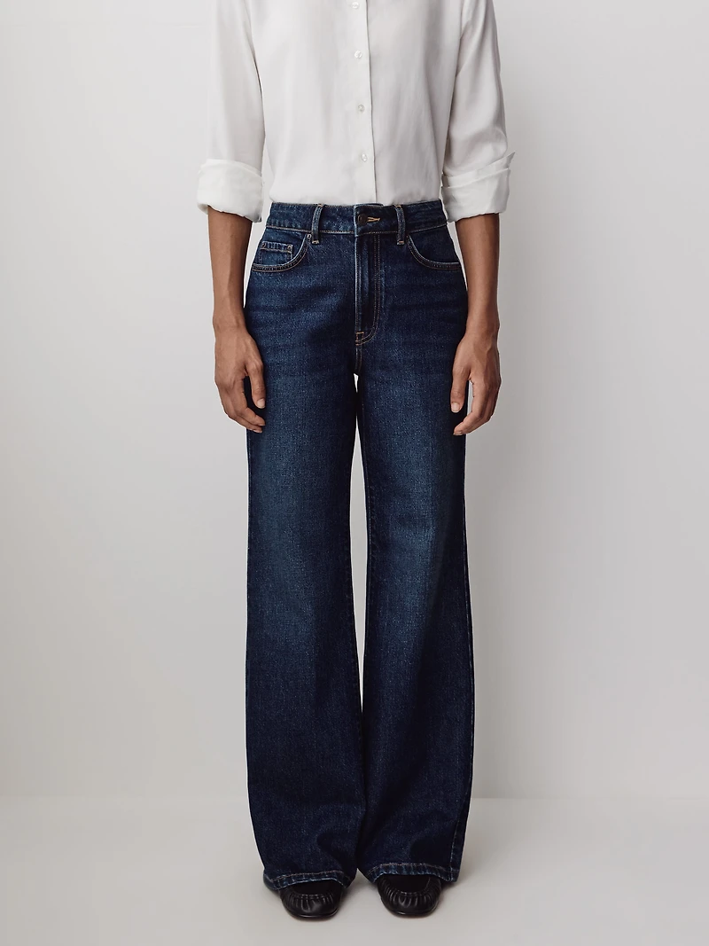 High-Rise Wide-Leg Jeans