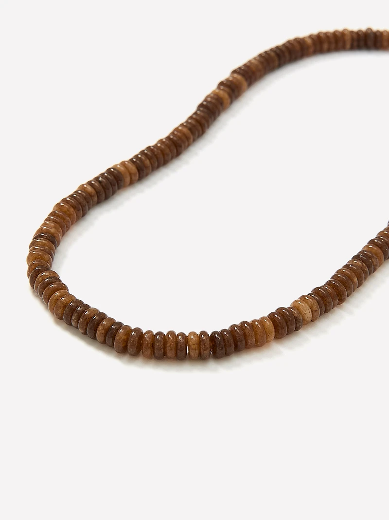 Beaded Carabiner Necklace