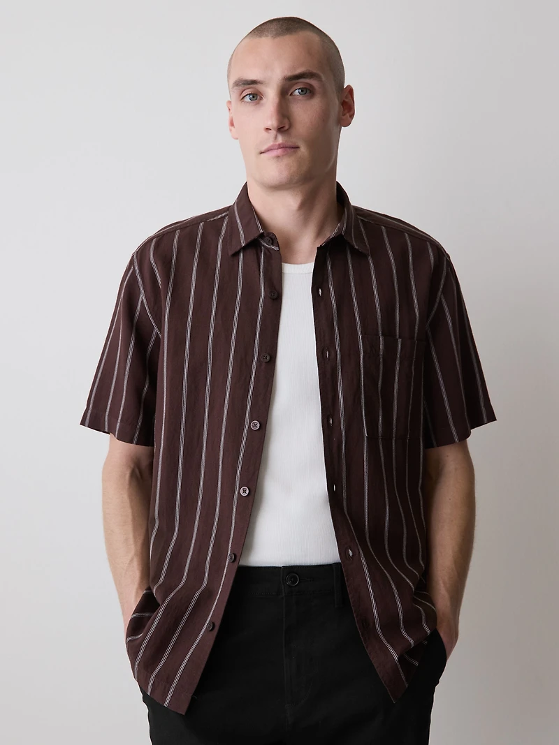 Striped Short-Sleeve Shirt