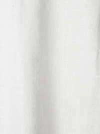 Blouse Sans Manches à Col Rond en Mélange de Lin