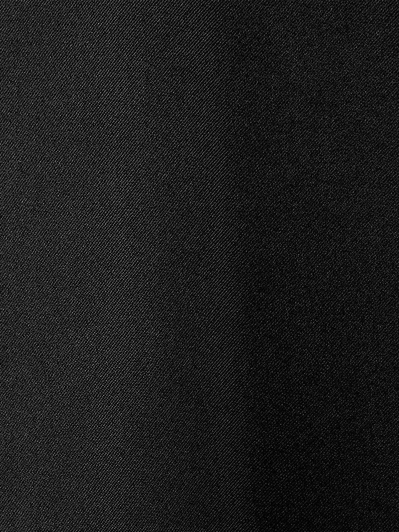 Satin Long-Sleeve Buttoned-Down Blouse