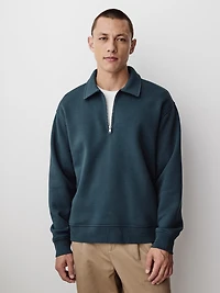 Polo à Demi-Zip et Manches Longues