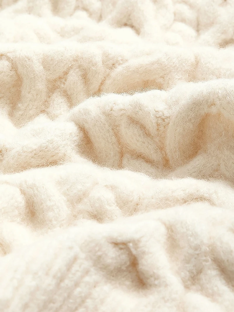 Foulard en Mailles Torsadées