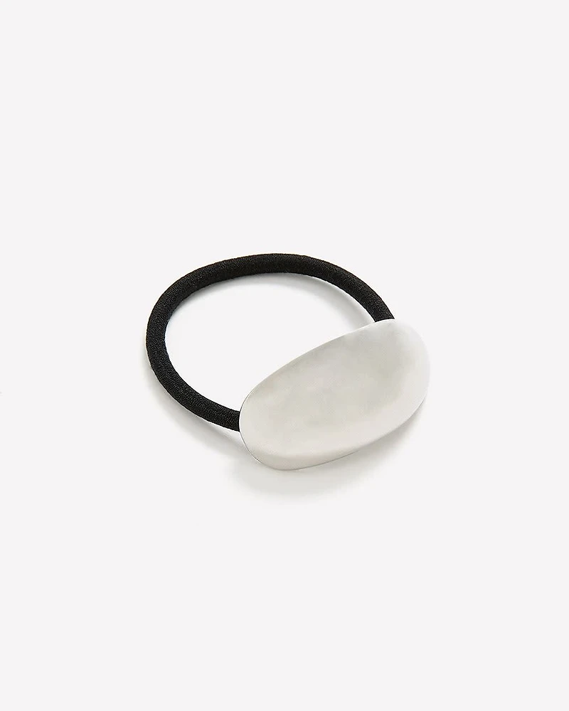 Hair Elastic with Metal Dome