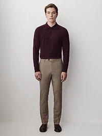 Slim-Fit Prince-of-Wales Pant