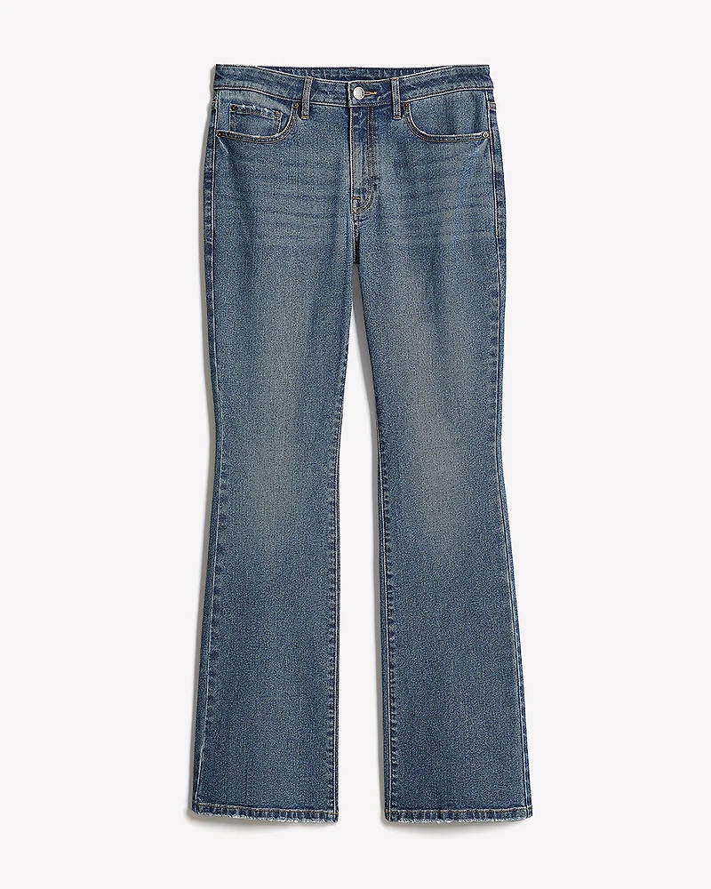 Mid-Rise Bootcut Jeans