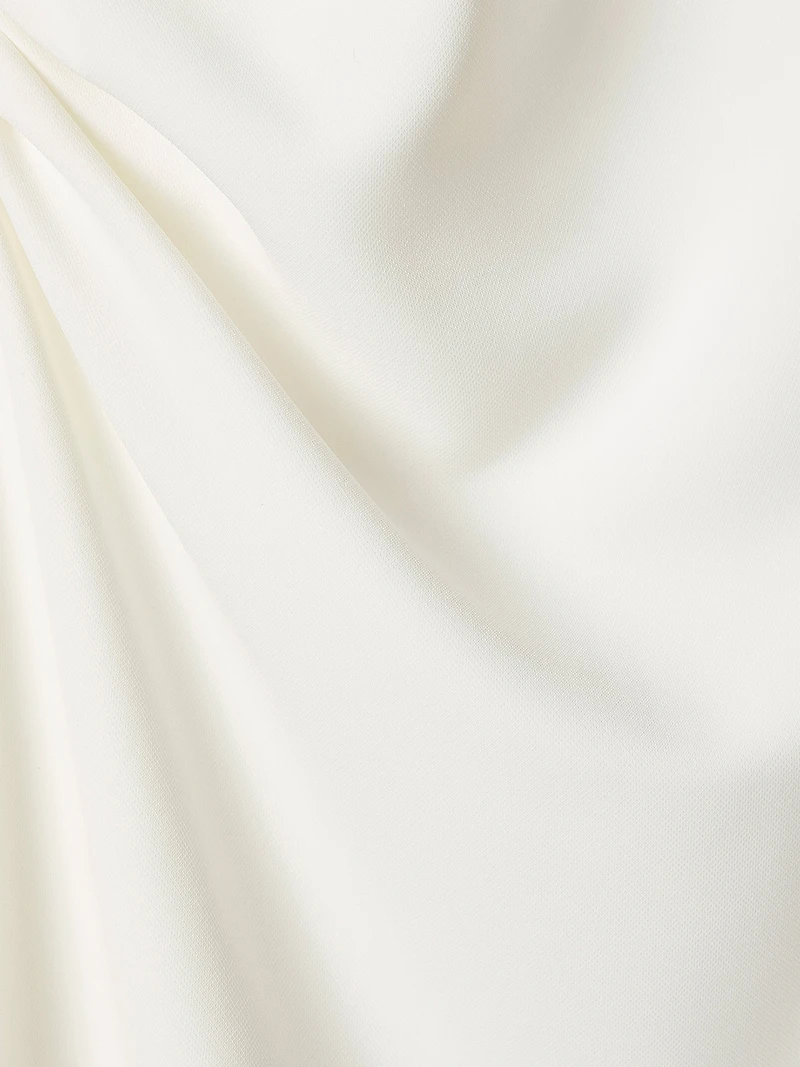 Robe Midi Sans Manches à Col Rond