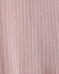 Crew-Neck Ribbed Cami with Sheer Yoke