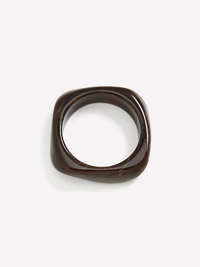 Bracelet Rigide Carré en Résine