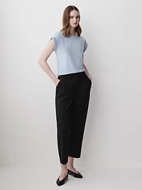 Extended-Sleeve Crew-Neck Tee