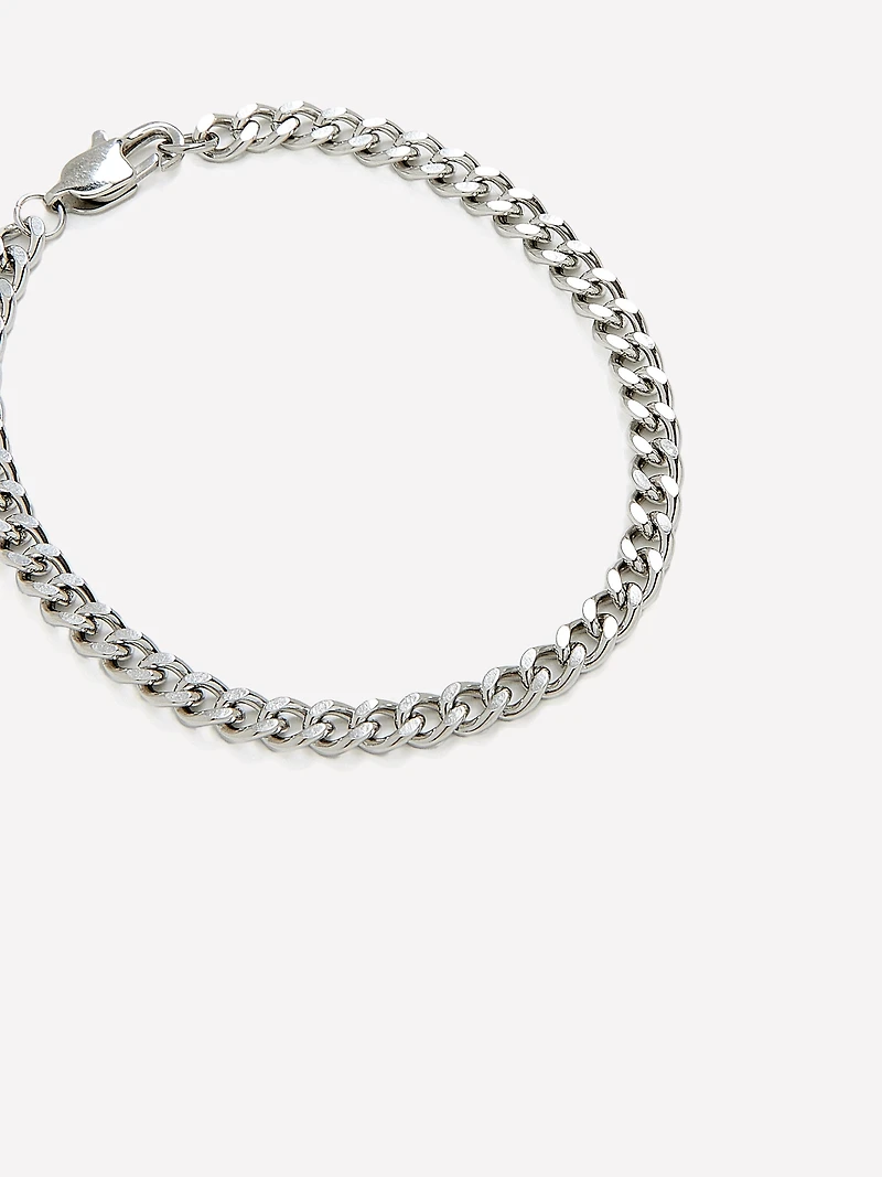 Stainless Steel Cuban Chain Bracelet
