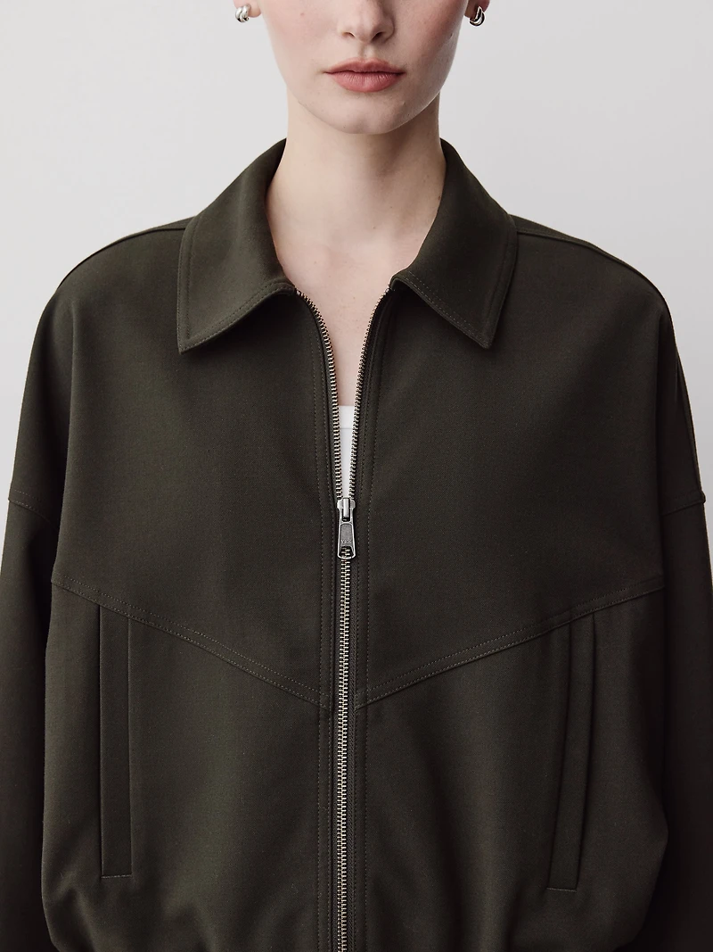 Twill Bomber Jacket