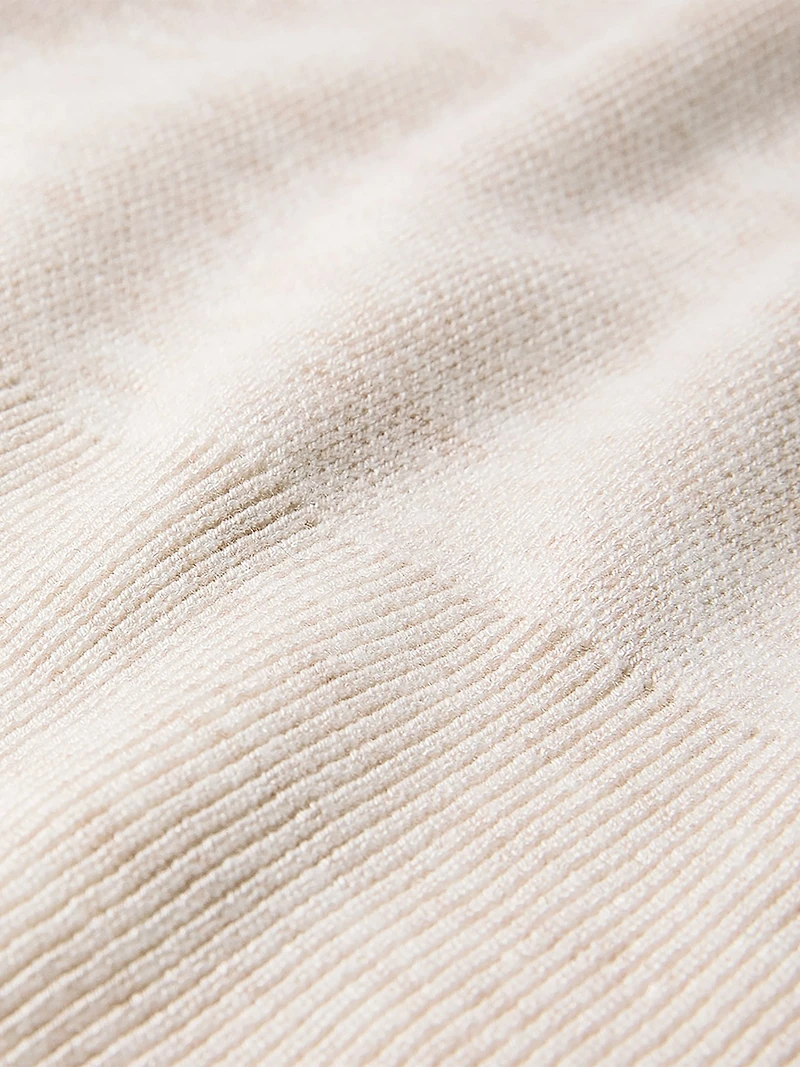 Pull Sans Manches à Col Montant avec Boutons l'Épaule