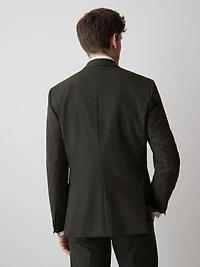 Veston de Complet à Coupe Étroite en Tissu Technique