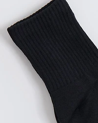 Solid Low Crew Socks