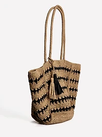 Raffia Tote Bag