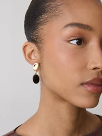 Boucles d'Oreilles avec Pierre Semi-Précieuses