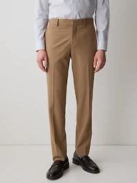 Slim-Fit Peachy Camel Suit Pant