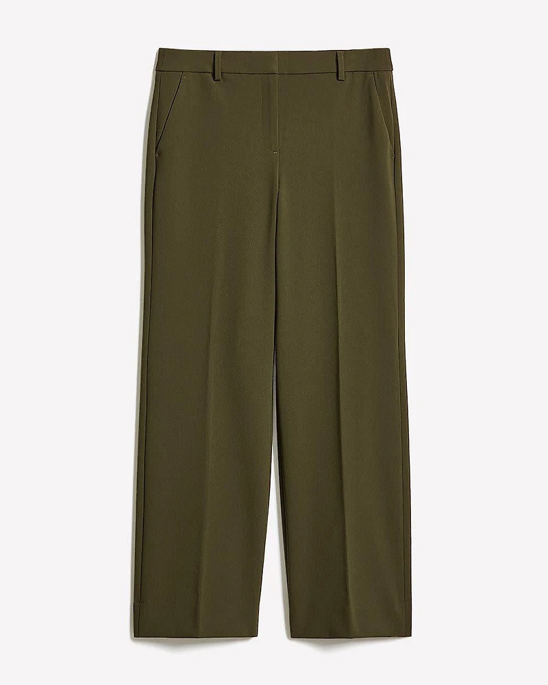 Mid-Rise Wide-Leg Heavy Twill Pant