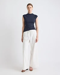 Extended-Sleeve Crew-Neck Tee