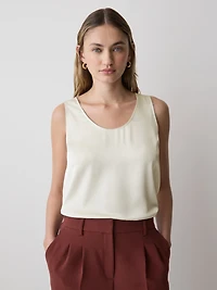 U-Neck Satin Cami