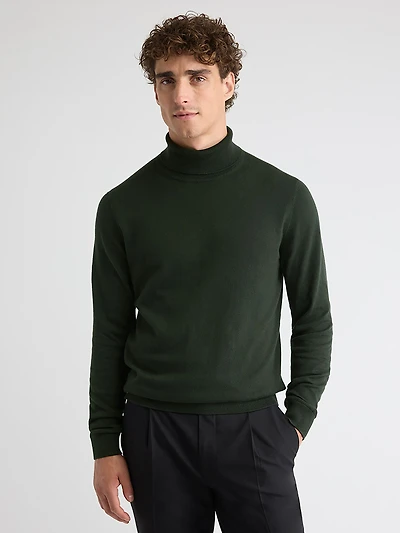 Pull à Col Roulé et Manches Longues