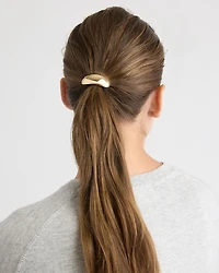 Hair Elastic with Metal Dome