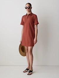 Short-Sleeve Polo Dress