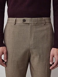 Pantalon Prince-de-Galles à Coupe Étroite