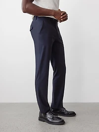 Pantalon Habillé Texturé à Coupe Étroite