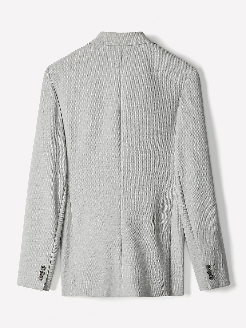 Veston en Tricot à Coupe Étroite