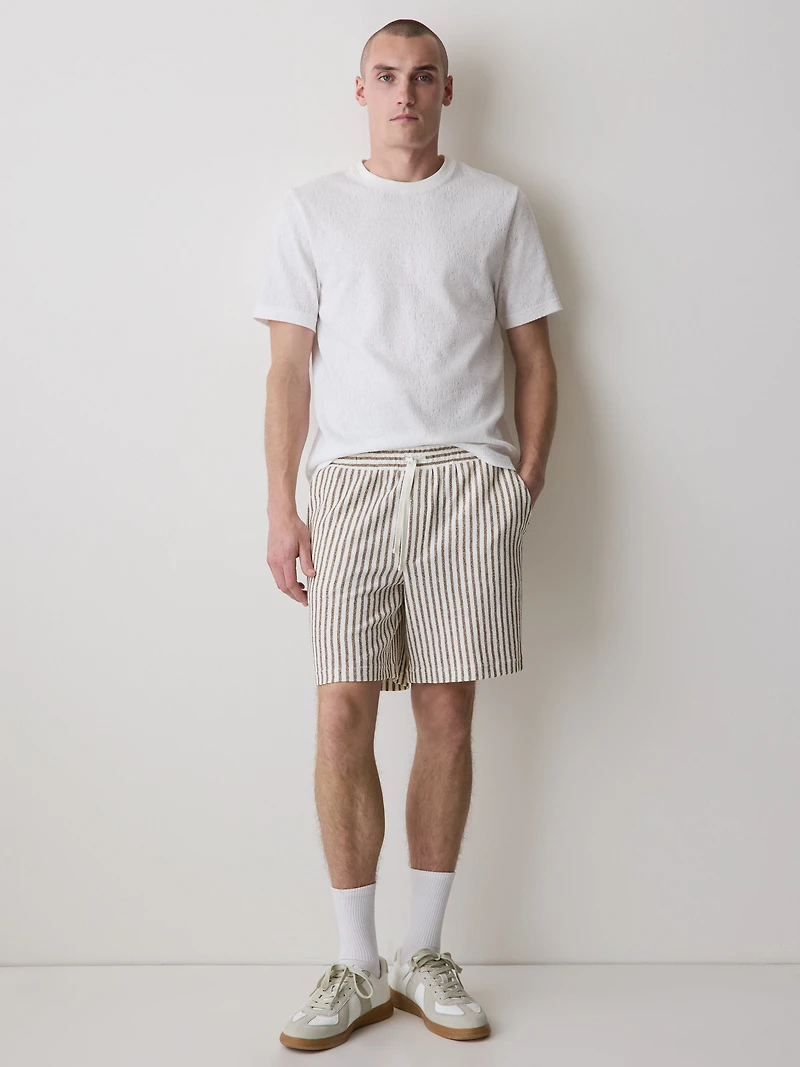 Short-Sleeve Crew-Neck Burnout T-Shirt