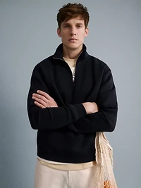 Polo en Molleton à Manches Longues