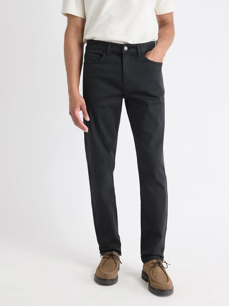 Pantalon en Denim à Coupe Étroite