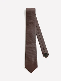 Cravate Régulière Unie Safran