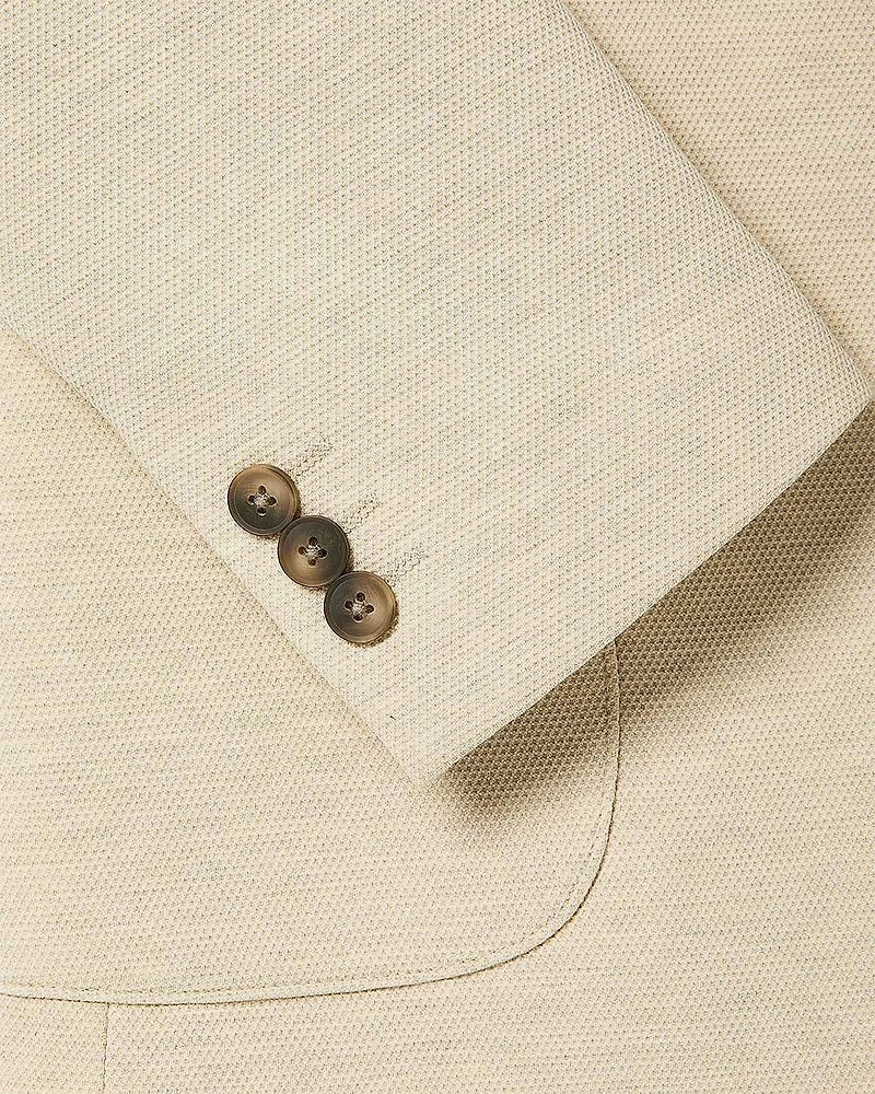 Veston en Tricot à Coupe Étroite