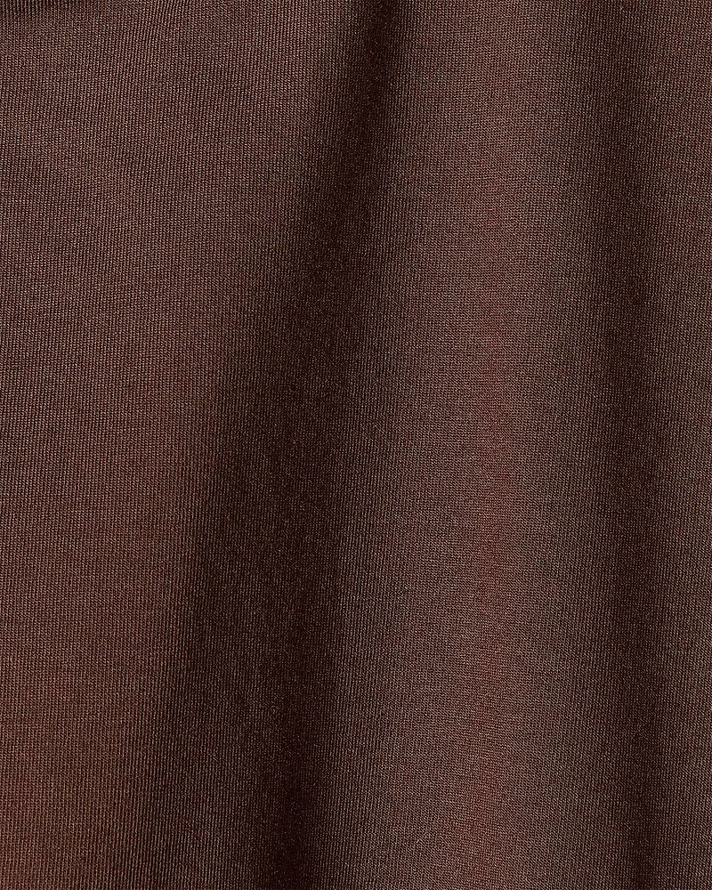 Robe Courte à Manches Courtes et Col Rond