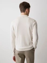 Pull Polo à Manches Longues