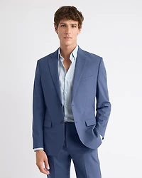 Slim-Fit Blue Wool-Blend Suit Blazer