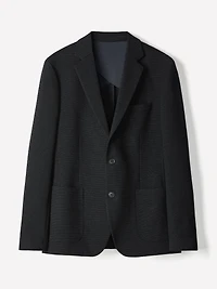 Veston en Tricot à Coupe Étroite