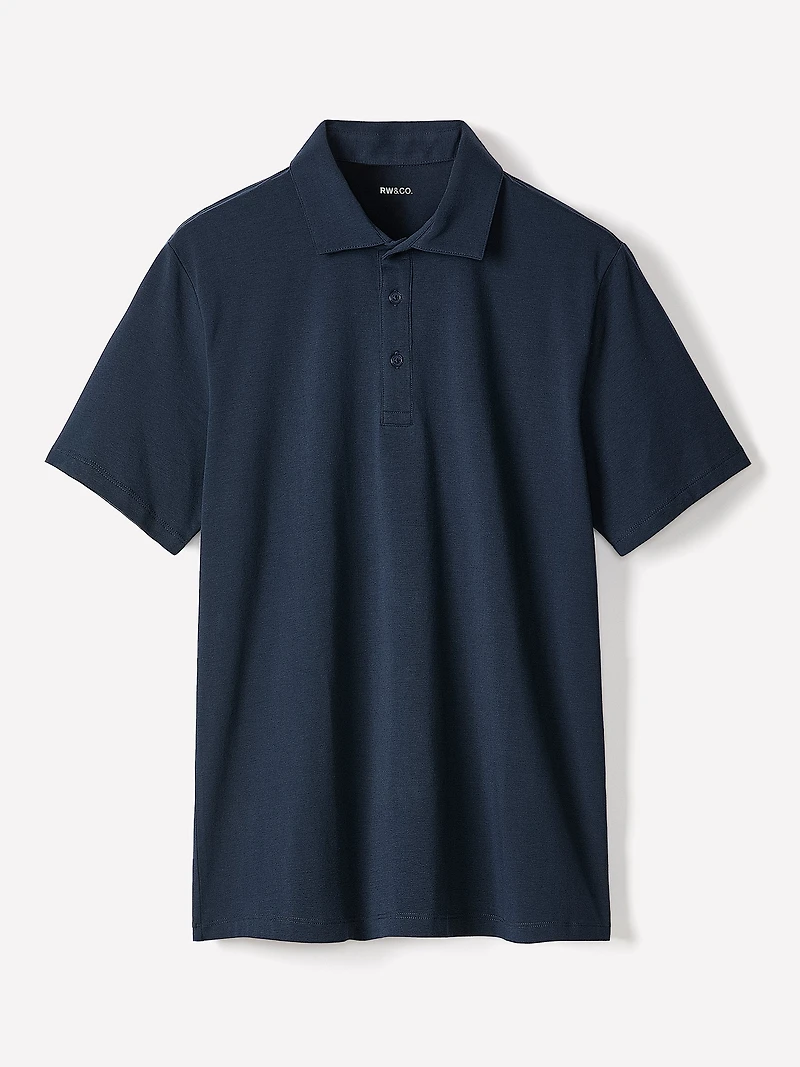 Short-Sleeve Supima (R) Cotton Jersey Polo