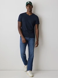 T-shirt à Encolure V en Coton Supima (R)