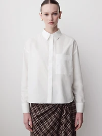 Long-Sleeve Poplin Shirt