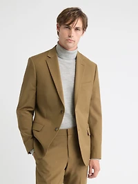 Slim-Fit Wool Suit Blazer