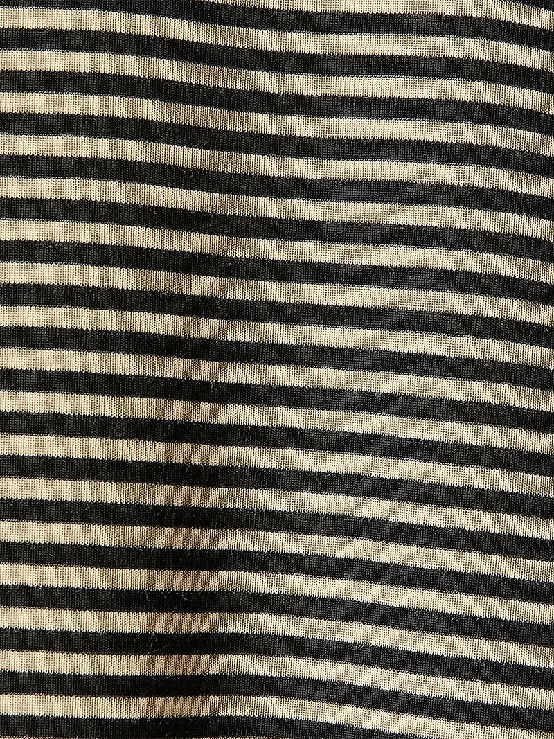 T-Shirt Boxy à Manches Courtes et Col Rond