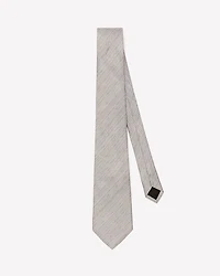Wide Beige Textured Tie